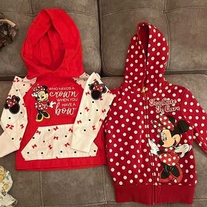 Disney Minnie Mouse set of 2 sweaters